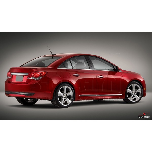 Nerez + ABS lišty dverí Chevrolet Cruze I FL