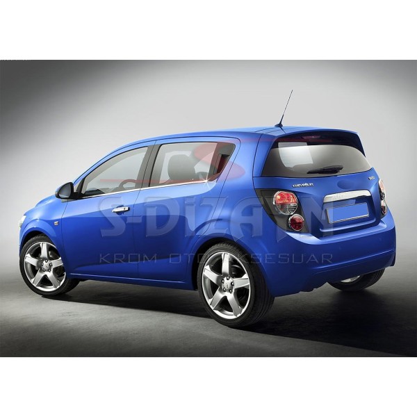 Nerez kryty kľučiek Chevrolet Aveo T300 5dvéř. - 4 ks
