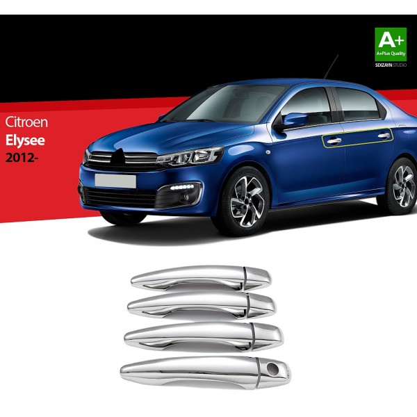 Nerez kryty kľučiek Citroen C-Elysée - 8 ks