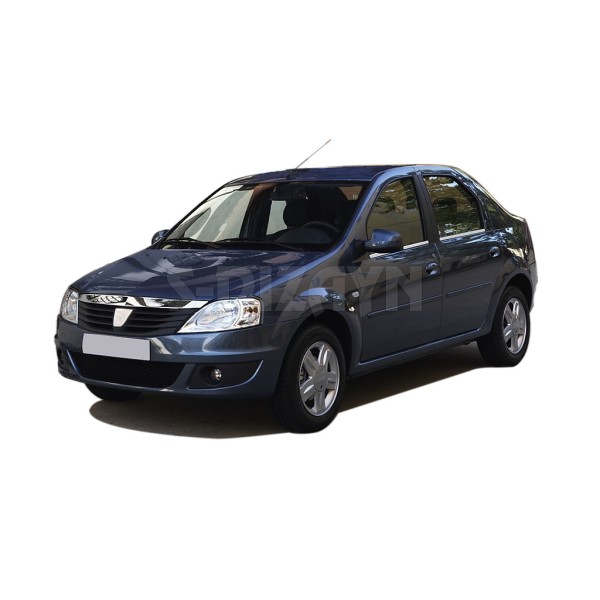 Nerez lišty spodnej hrany okien dverí Dacia Logan I FL