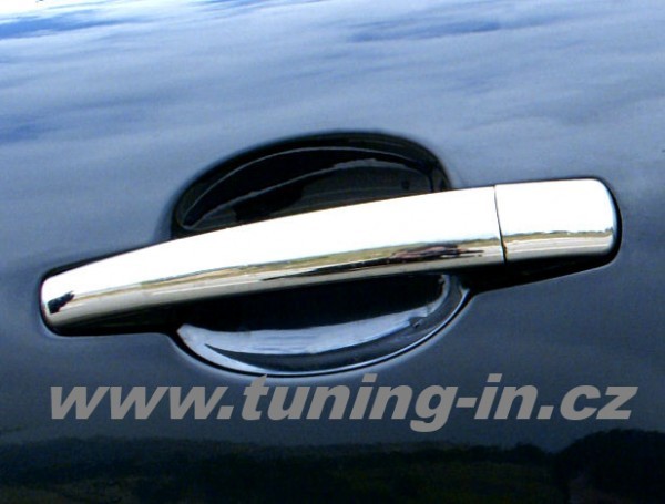 Peugeot 207 - nerez chrom kryty kľučiek OMSA tuning