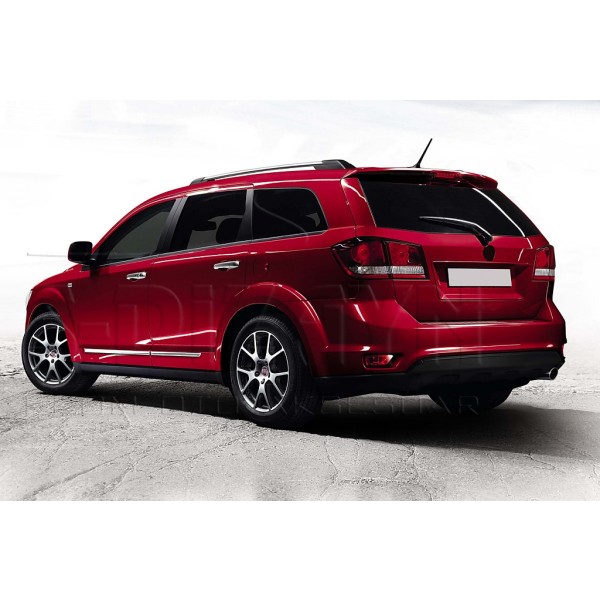 Nerez + ABS lišty dverí Fiat Freemont
