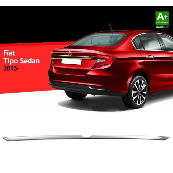 Nerez dekoračná lišta nad ŠPZ Fiat Tipo Sedan