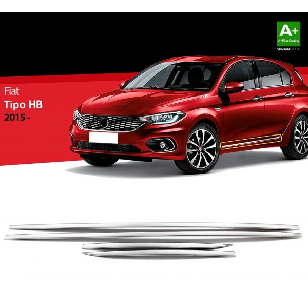 Nerez lišty dverí Fiat Tipo Hatchback