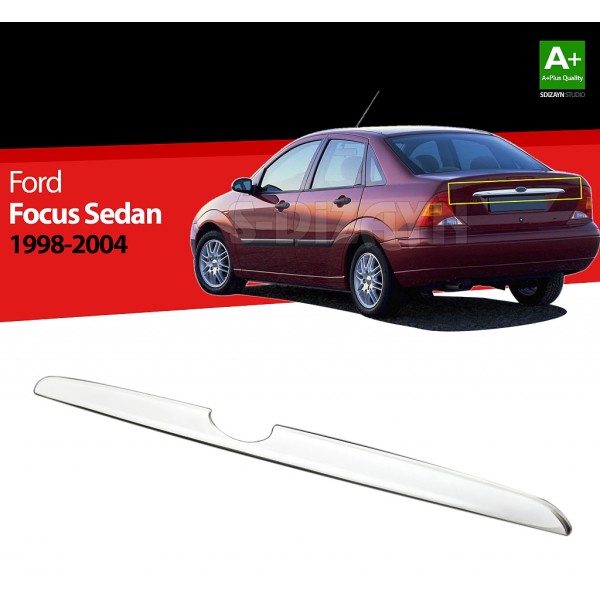 Nerez dekoračná lišta nad ŠPZ Ford Focus I Sedan