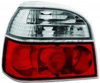 VW Golf III Zadné lampy červeno / kryštálové