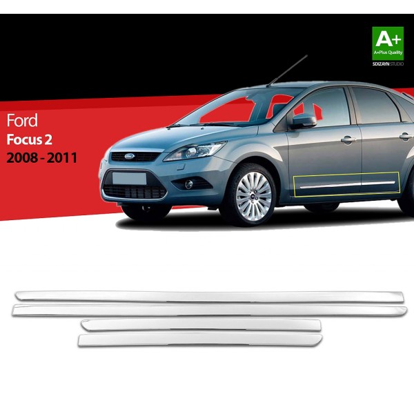 Nerez lišty dverí Ford Focus II FL