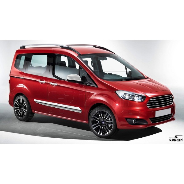 Chrómové kryty zrkadiel Ford Transit Courier I