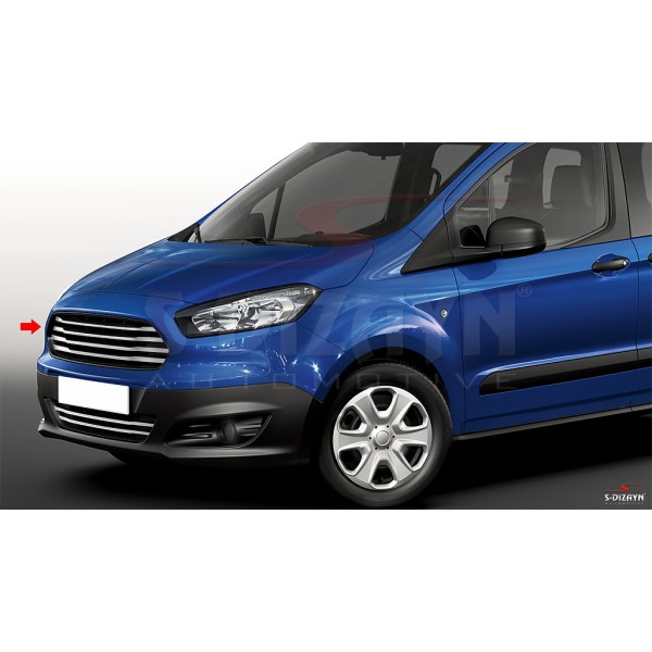 Nerez lišty masky Ford Transit Courier I