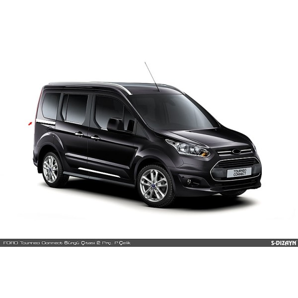 Nerez lišty posuvných dverí Ford Transit Connect II - 2 ks