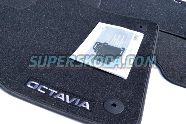 Škoda Octavia III - Textilné koberce s logom OCTAVIA PRESTIGE