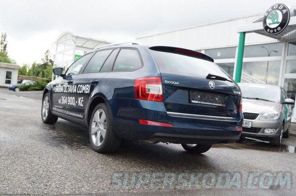 Škoda Octavia III - Lišta na kufor chróm