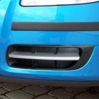 Škoda Roomster - Lišty (bez hmlových svetiel) - ABS strieborný matný
