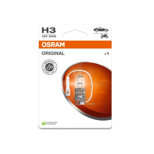 OSRAM STANDARD autožiarovka H3, 1 ks v balení