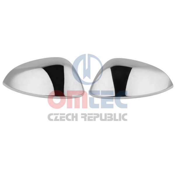 Seat Leon II 2009-2012 - nerez chrom kryty zrkadiel OMTEC