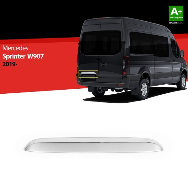 Nerez dekoračná lišta nad ŠPZ Mercedes Sprinter W907