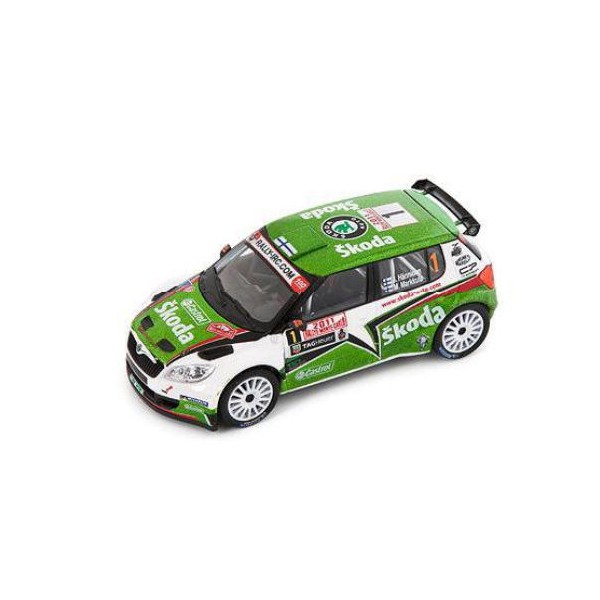 Abrex model 1:43 Škoda Fabia III S2000 Monte Carlo Hanninen