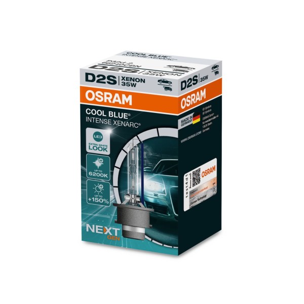 OSRAM XENARC COOL BLUE INTENSE NEXT GENERATION D2S - xenónová výbojka, 35 W, P32d-2, 1ks v balení