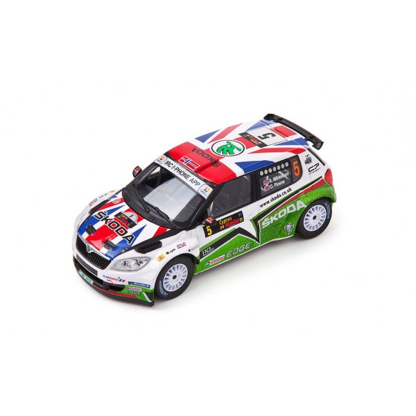 Abrex model 1:43 Škoda Fabia III S2000 CYPRUS RALLYE MIKKELSEN no 5