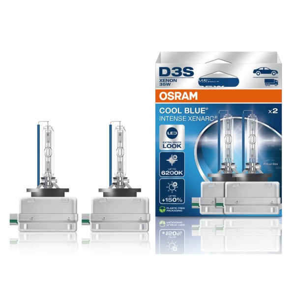 OSRAM XENARC COOL BLUE INTENSE NEXT GENERATION D3S - xenónové výbojky, 35 W, PK32d-5, 2 ks v balení