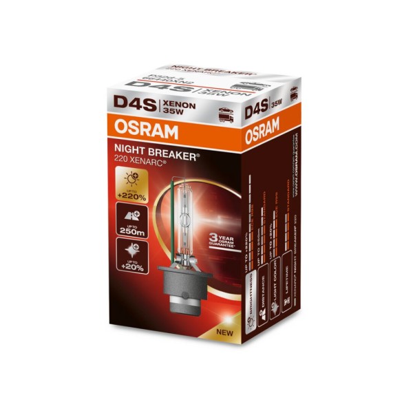 OSRAM XENARC NIGHT BREAKER D4S xenónová výbojka, 35 W, P32d-5 - o 220% viac svetla, 1 ks v balení