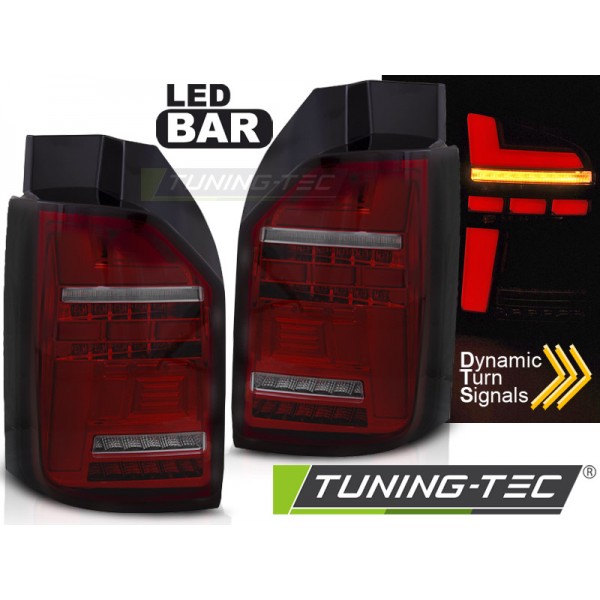 VW T6.1 20- zadní LED světlá červená kouřová - OEM žiarovka