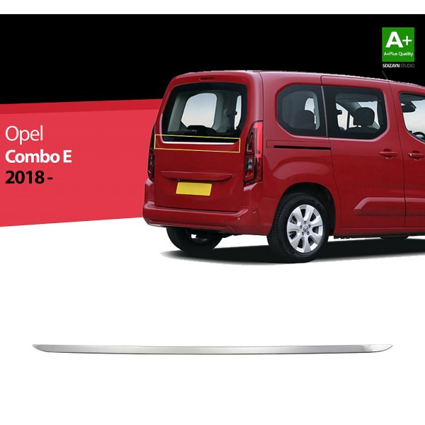Nerez lišta spodnej hrany zadných dverí Opel Combo E