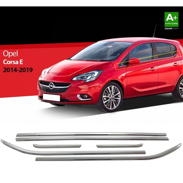 Nerez lišty spodnej hrany okien dverí Opel Corsa E