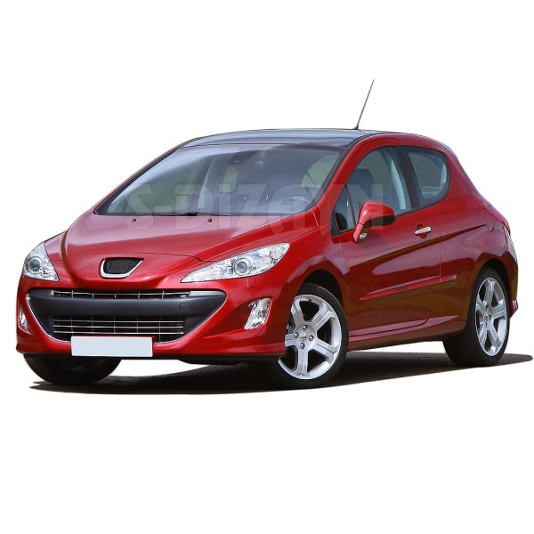 Nerez kryty kľučiek Peugeot 308 I - 4 ks