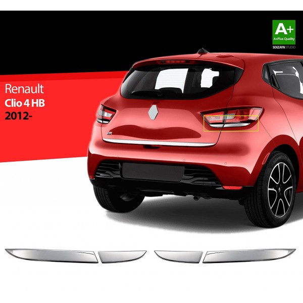 Nerez rámčeky zadných svetiel Renault Clio IV