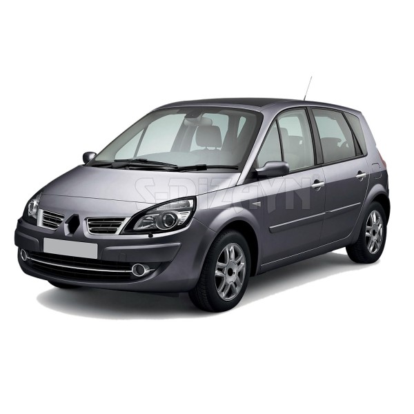 Nerez kryty kľučiek Renault Scénic III - 8 ks