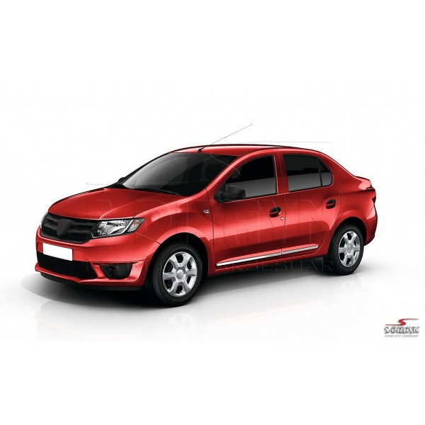 Nerez + ABS lišty dverí Renault Thalia III