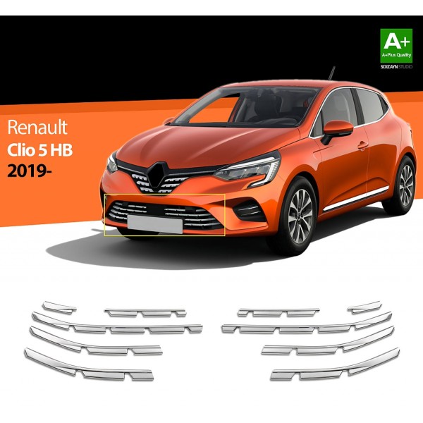 Nerez lišty predného nárazníka Renault Clio V
