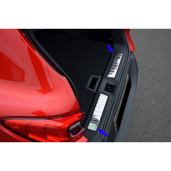 Nerez kryty vnútorného prahu zadných dverí Renault Kadjar