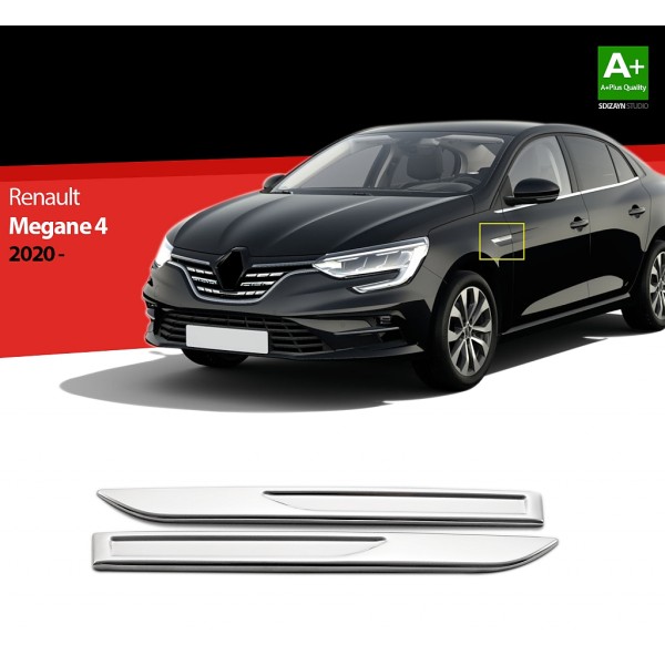 Nerez dekoračné lišty predných blatníkov Renault Mégane IV FL