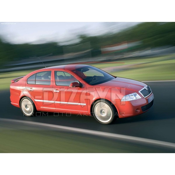 Nerez lišty dverí Škoda Octavia II