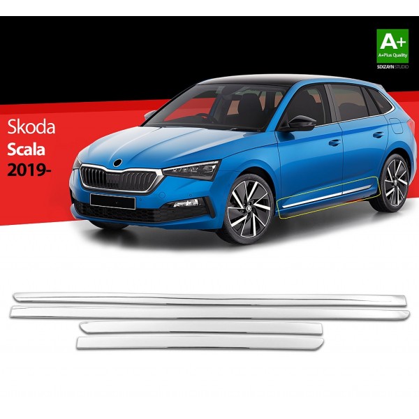 Nerez lišty dverí Škoda Scala