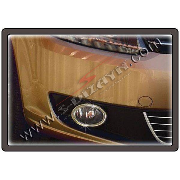 Nerez rámčeky okolo hmloviek Volkswagen Caddy III FL