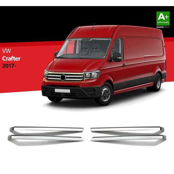 Lišty prednej masky - nerez Volkswagen Crafter II