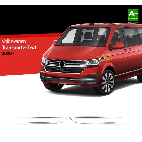 Nerez rámčeky blinkrov Volkswagen Transporter T6.1