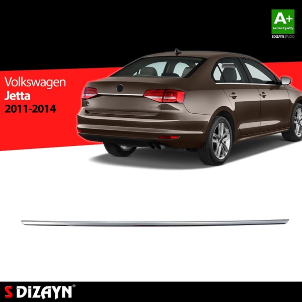 Nerez dekoračná lišta nad ŠPZ Volkswagen Jetta A6