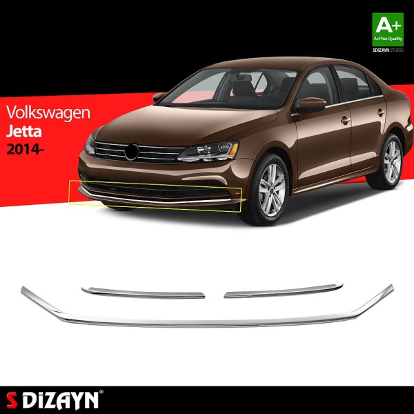 Nerez lišty nárazníka Volkswagen Jetta A6 FL