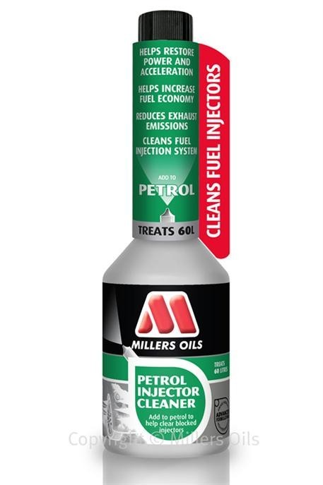 Aditíva pre benzínové motory - Millers Oils Petrol Injector Cleaner 250 ml