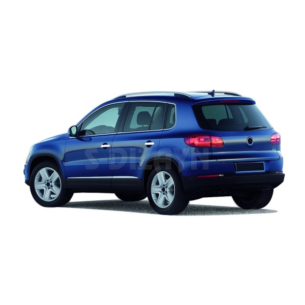 Nerez kryty kľučiek Volkswagen Tiguan I - 8 ks