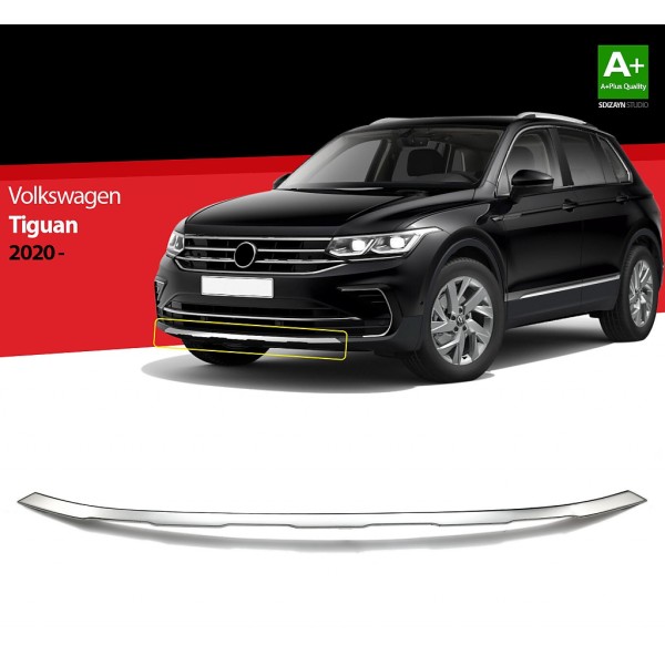 Nerez lišta hrany predného nárazníka Volkswagen TIGUAN II