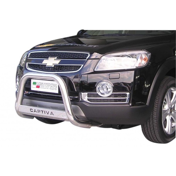 Chevrolet Captiva nerezový predný ochranný rám 63mm