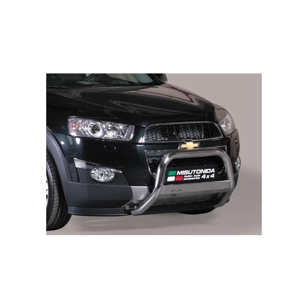 Chevrolet Captiva nerezový predný ochranný rám 63mm