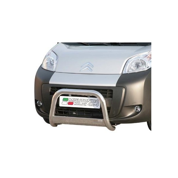 Citroen Nemo nerezový predný ochranný rám 63mm