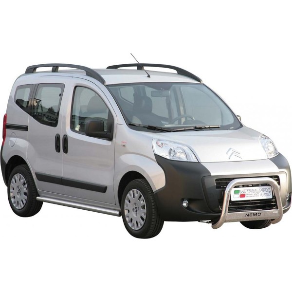 Citroen Nemo nerezový predný ochranný rám 63mm