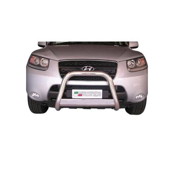 Hyundai Santa-Fe II nerezový predný ochranný rám 63mm